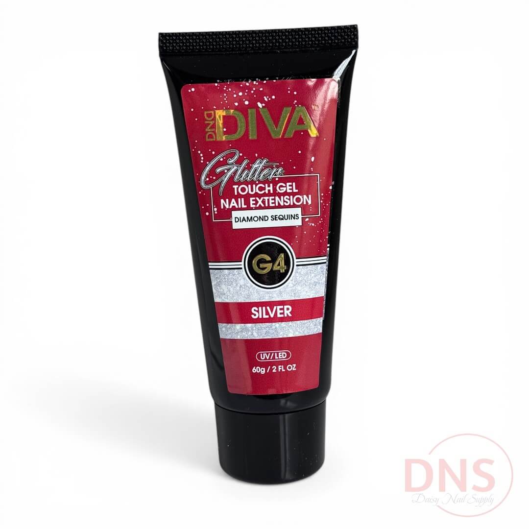 Diva Touch Gel Nail Extension 2 Fl Oz - G4 Silver