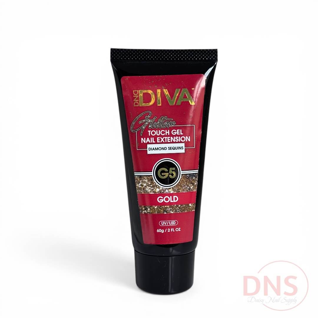 Diva Touch Gel Nail Extension 2 Fl Oz - G5 Gold