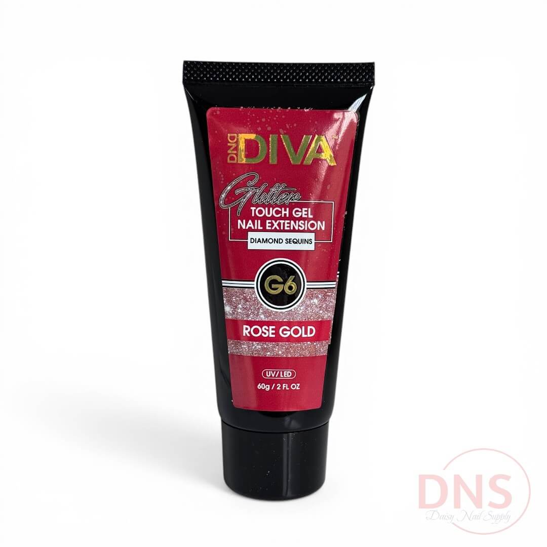 Diva Touch Gel Nail Extension 2 Fl Oz - G6 Rose Gold