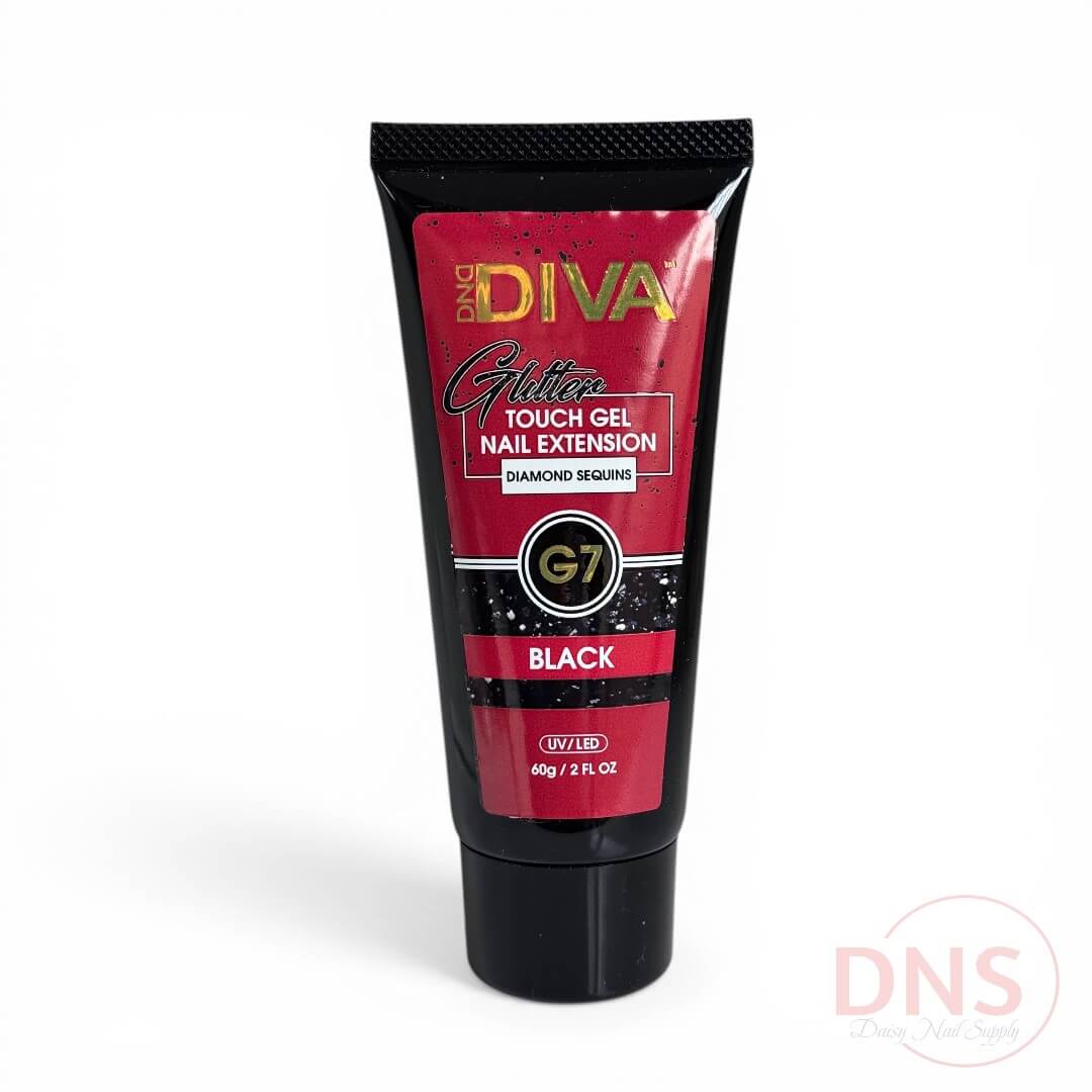 Diva Touch Gel Nail Extension 2 Fl Oz - G7 Black