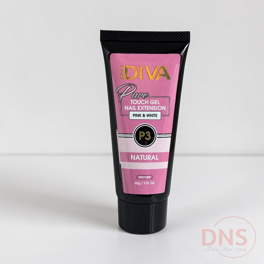Diva Touch Gel Nail Extension 2 Fl Oz - P3 Natural