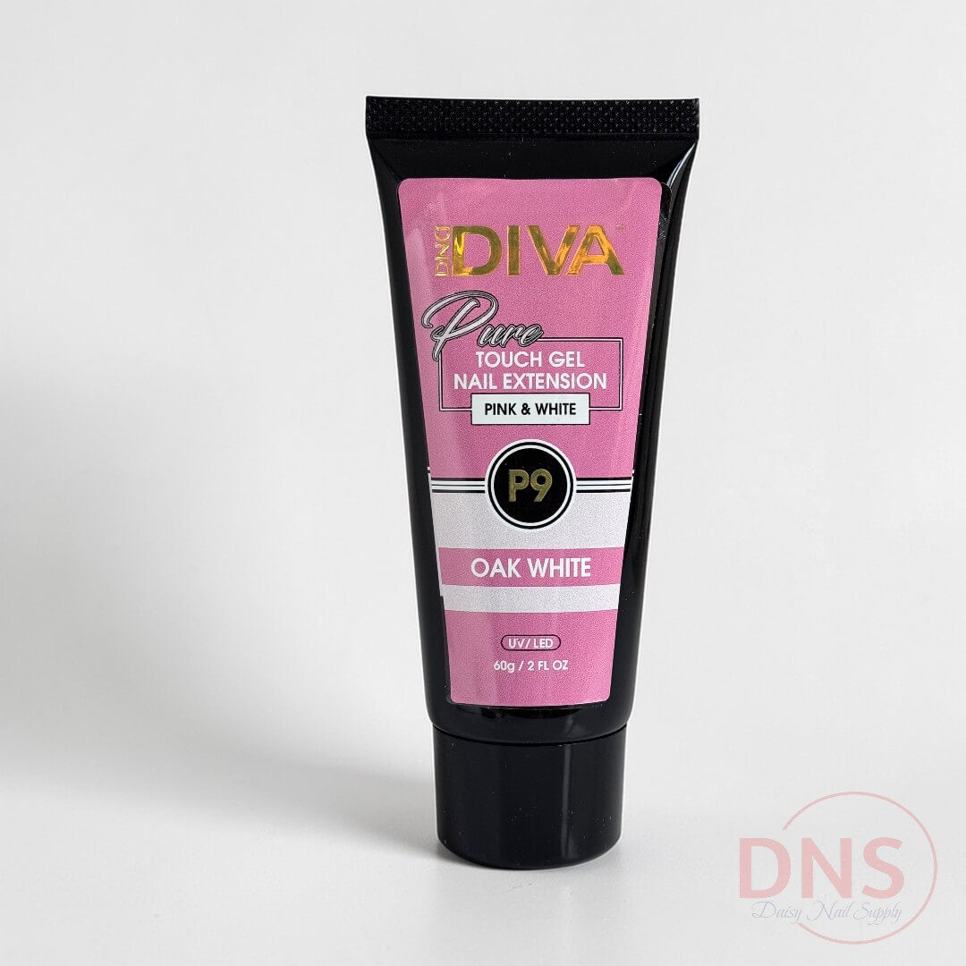 Diva Touch Gel Nail Extension 2 Fl Oz - P9 Oak White