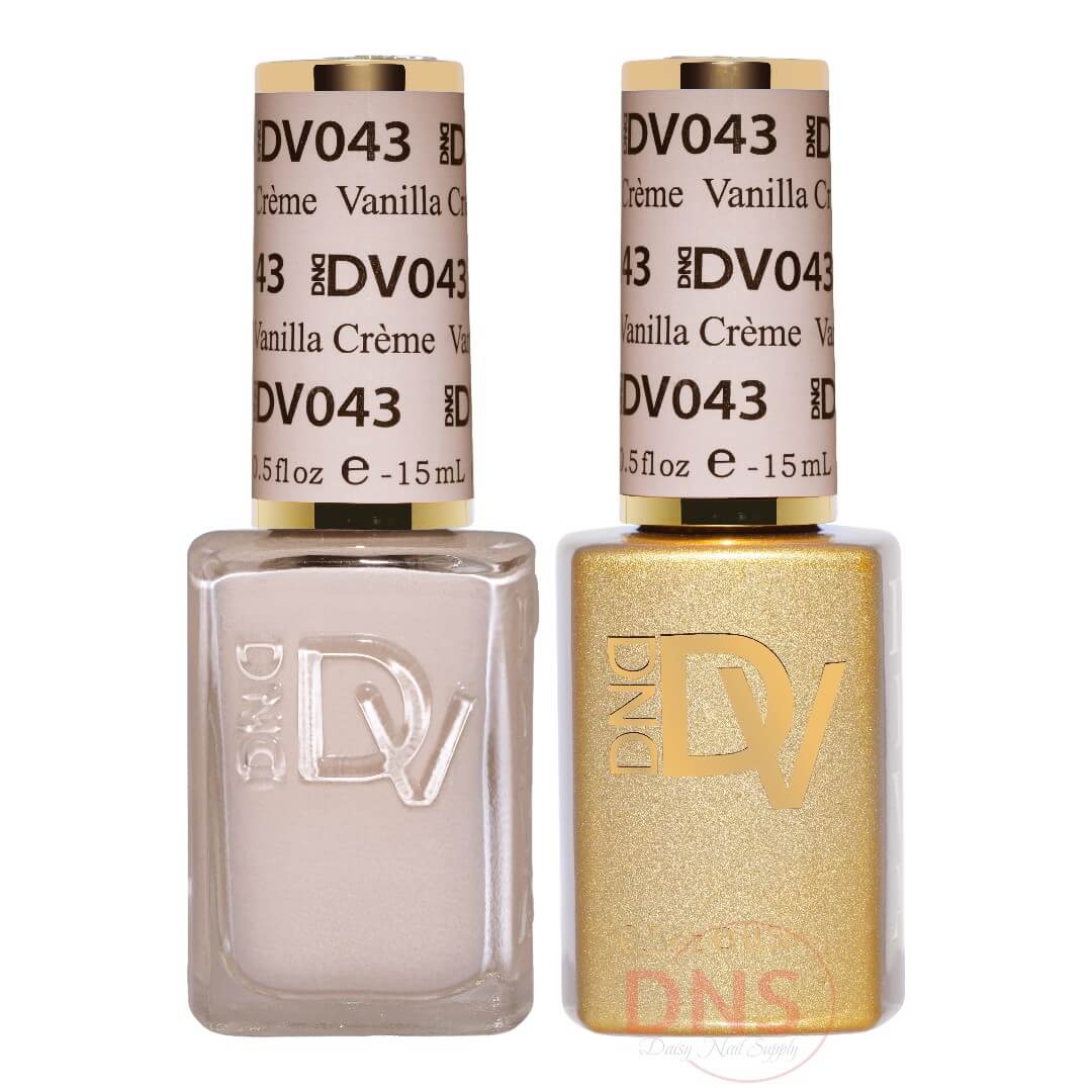 Diva Duo 1 Nail Lacquer + 1 Gel Polish - #043 Vanilla Creme