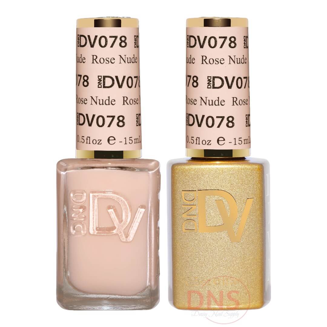 Diva Duo 1 Nail Lacquer + 1 Gel Polish - #078 Rose Nude