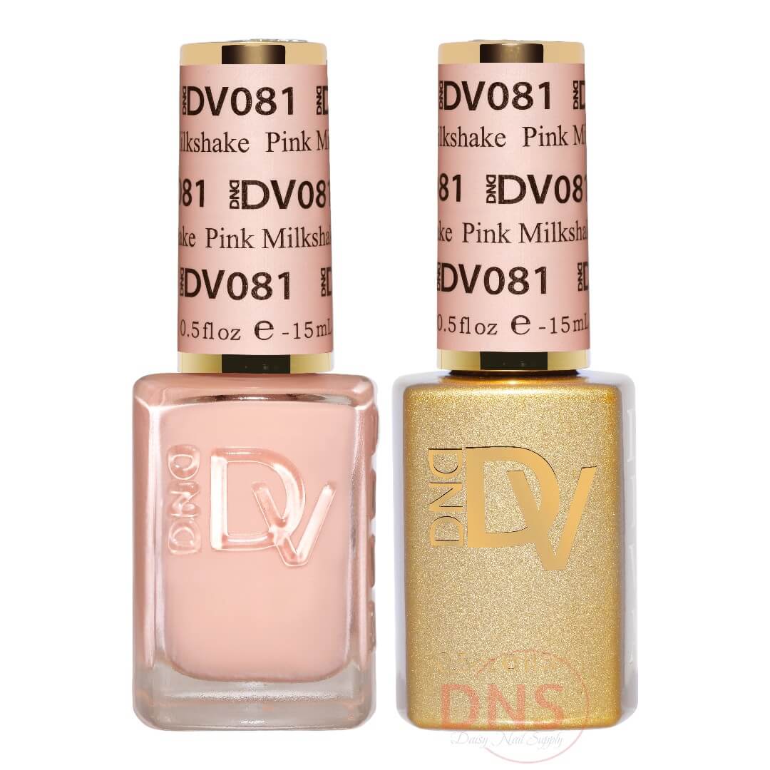 Diva Duo 1 Nail Lacquer + 1 Gel Polish - #081 Milkshake Pink