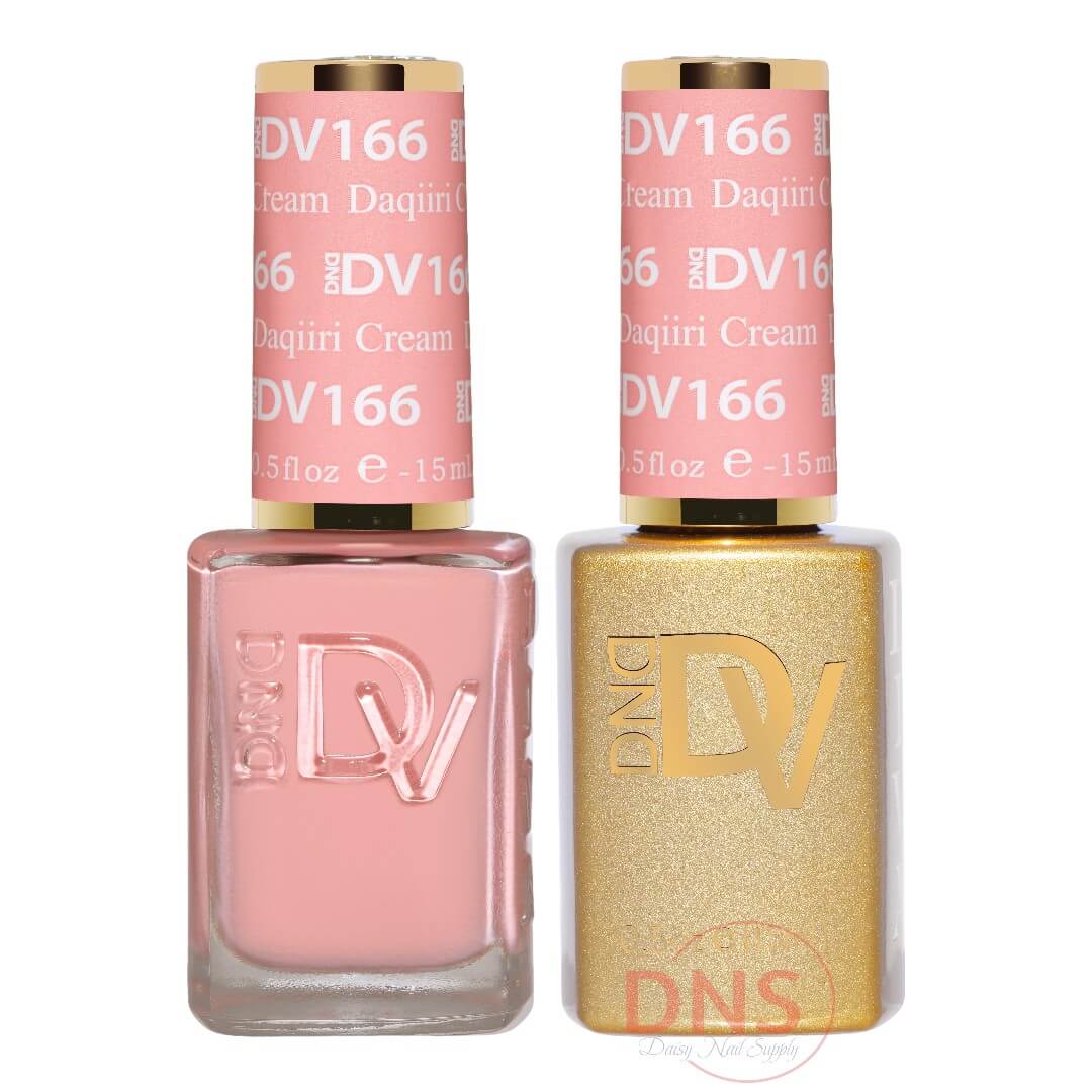 Diva Duo 1 Nail Lacquer + 1 Gel Polish - #166 Daquiri Cream