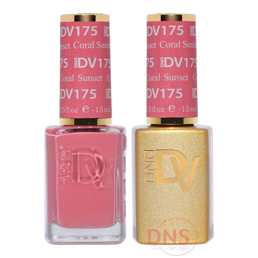 Diva Duo 1 Nail Lacquer + 1 Gel Polish - #175 Coral Sunset