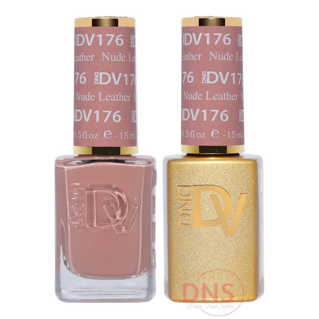 Diva Duo 1 Nail Lacquer + 1 Gel Polish - #176 Nude Leather