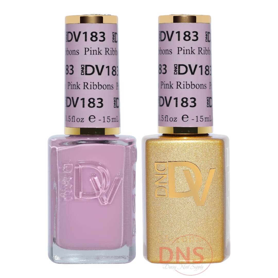 Diva Duo 1 Nail Lacquer + 1 Gel Polish - #183 Pink Ribbons