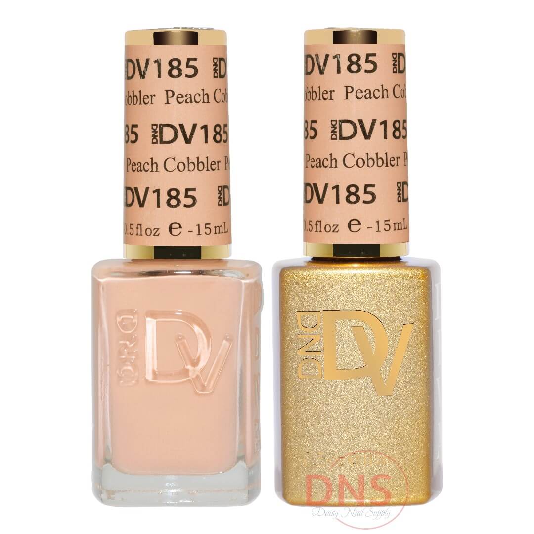 Diva Duo 1 Nail Lacquer + 1 Gel Polish - #185 Peach Cobbler