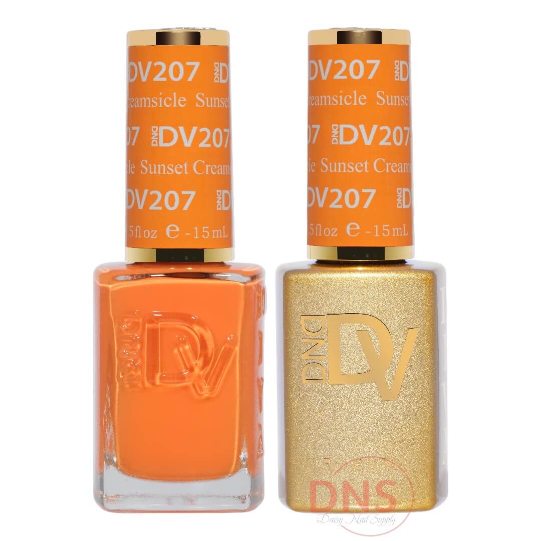 Diva Duo 1 Nail Lacquer + 1 Gel Polish - #207 Sunset Creamsicle