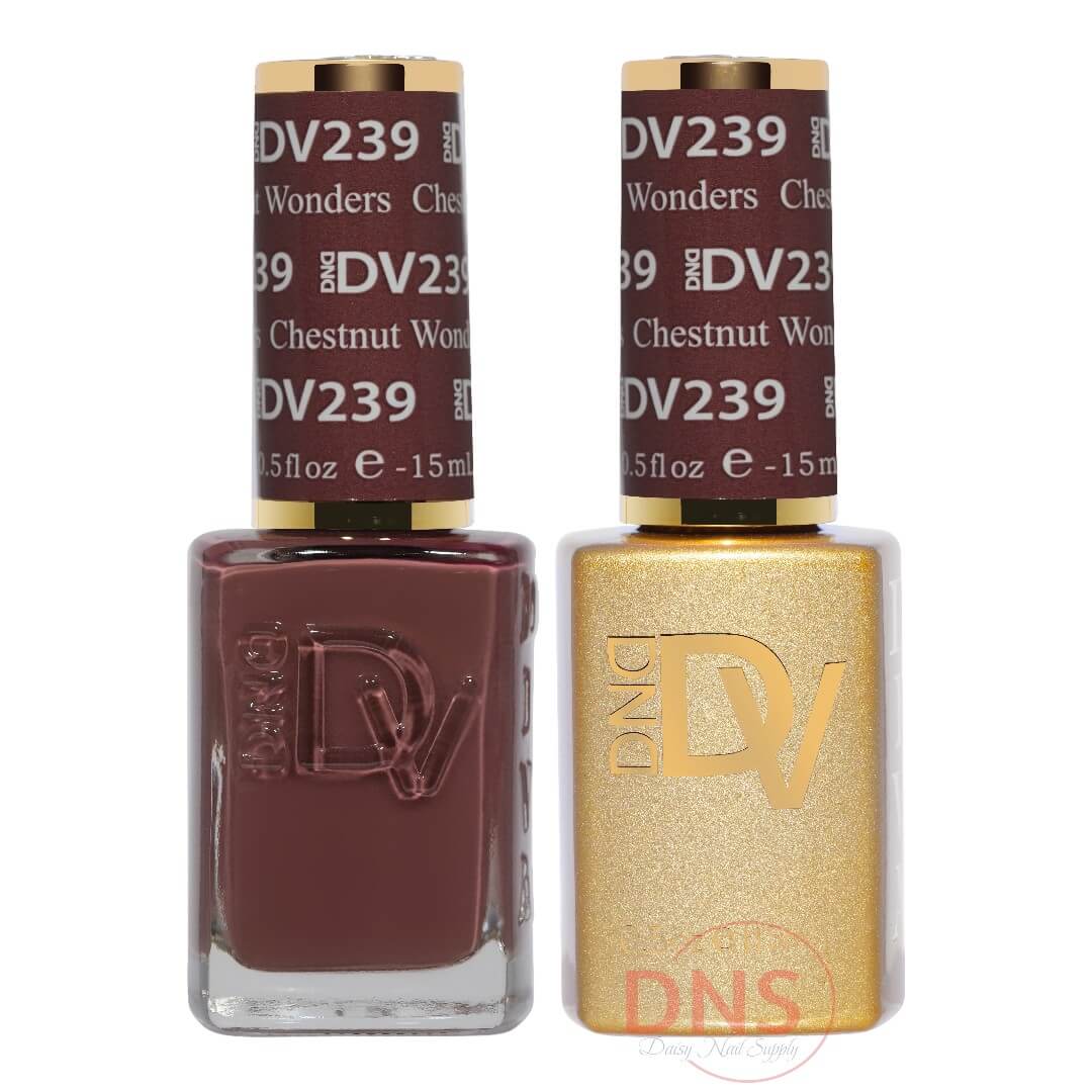 Diva Duo 1 Nail Lacquer + 1 Gel Polish - #239 Chestnut wonders