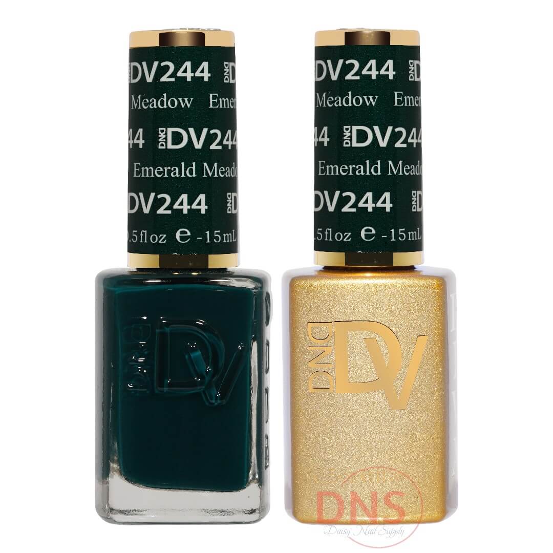 Diva Duo 1 Nail Lacquer + 1 Gel Polish - #244 Emerald Meadow