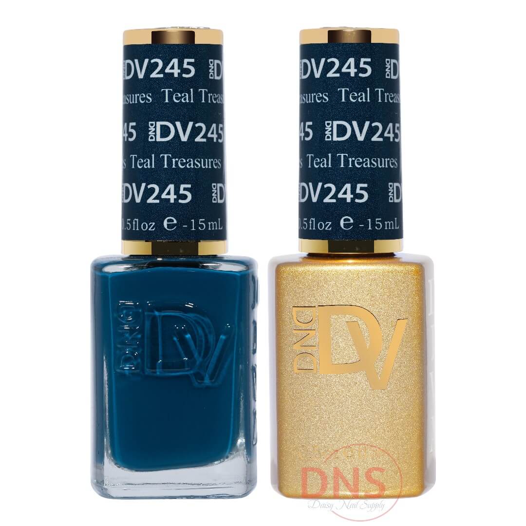 Diva Duo 1 Nail Lacquer + 1 Gel Polish - #245 Teal Treasures