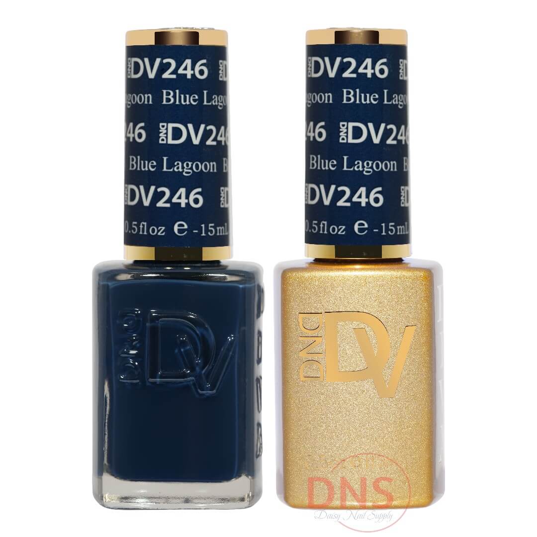 Diva Duo 1 Nail Lacquer + 1 Gel Polish - #246 Blue Lagoon