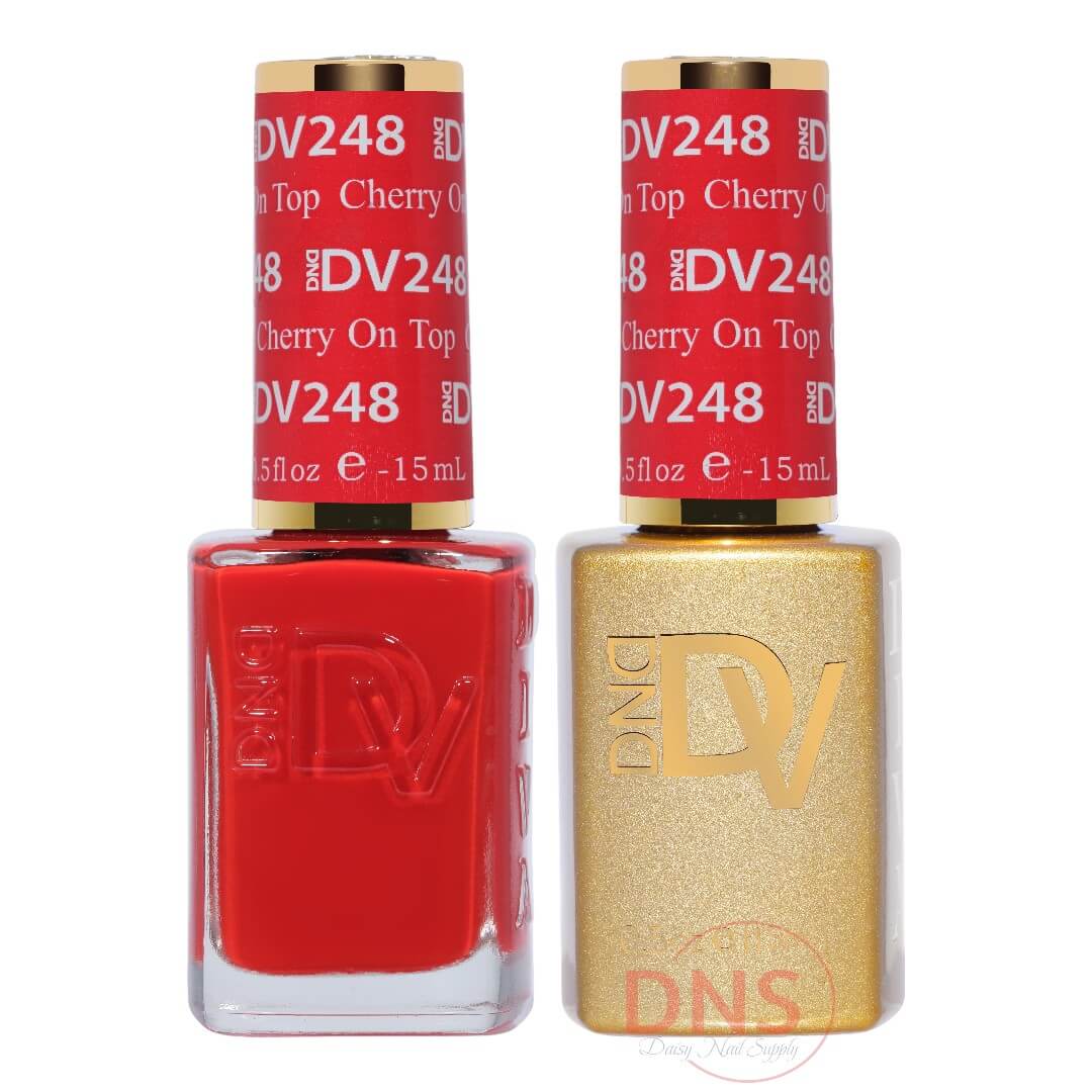 Diva Duo 1 Nail Lacquer + 1 Gel Polish - #248 Cherry On Top
