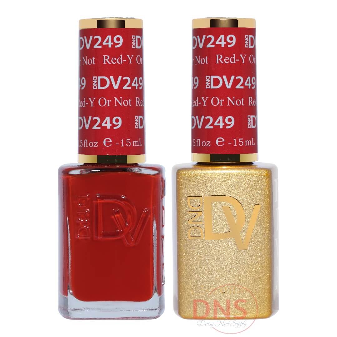 Diva Duo 1 Nail Lacquer + 1 Gel Polish - #249 Red-y Or Not