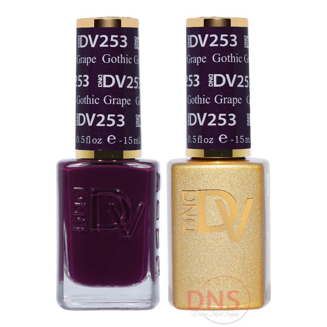 Diva Duo 1 Nail Lacquer + 1 Gel Polish - #253 Gothic Grape