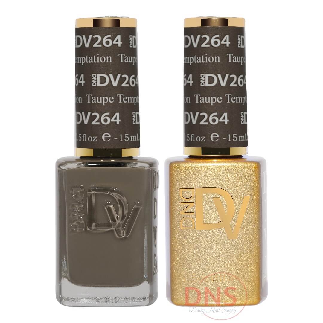 Diva Duo 1 Nail Lacquer + 1 Gel Polish - #264 Taupe Temptation