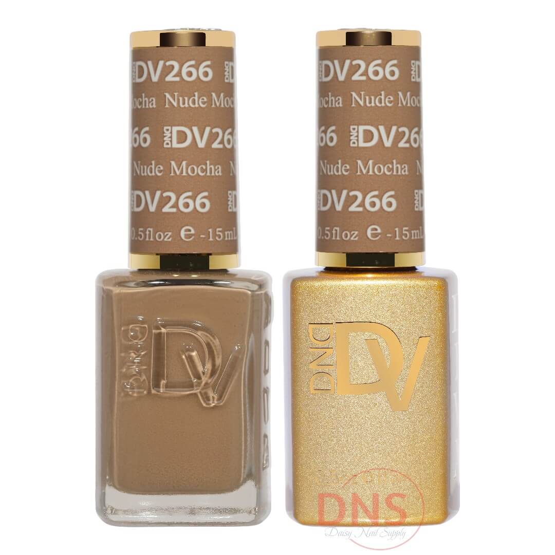 Diva Duo 1 Nail Lacquer + 1 Gel Polish - #266 Nude Mocha