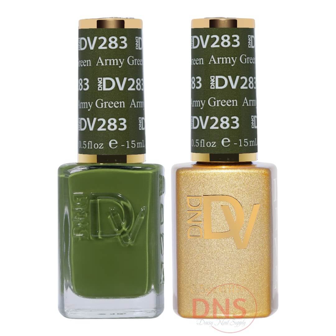 Diva Duo 1 Nail Lacquer + 1 Gel Polish - #283 Army Green