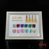 DND Diva Gel Nail Polish 9D Cat Eye Glassball Collection Set 12 Colors + 1 Magnet + 1 Color Chart