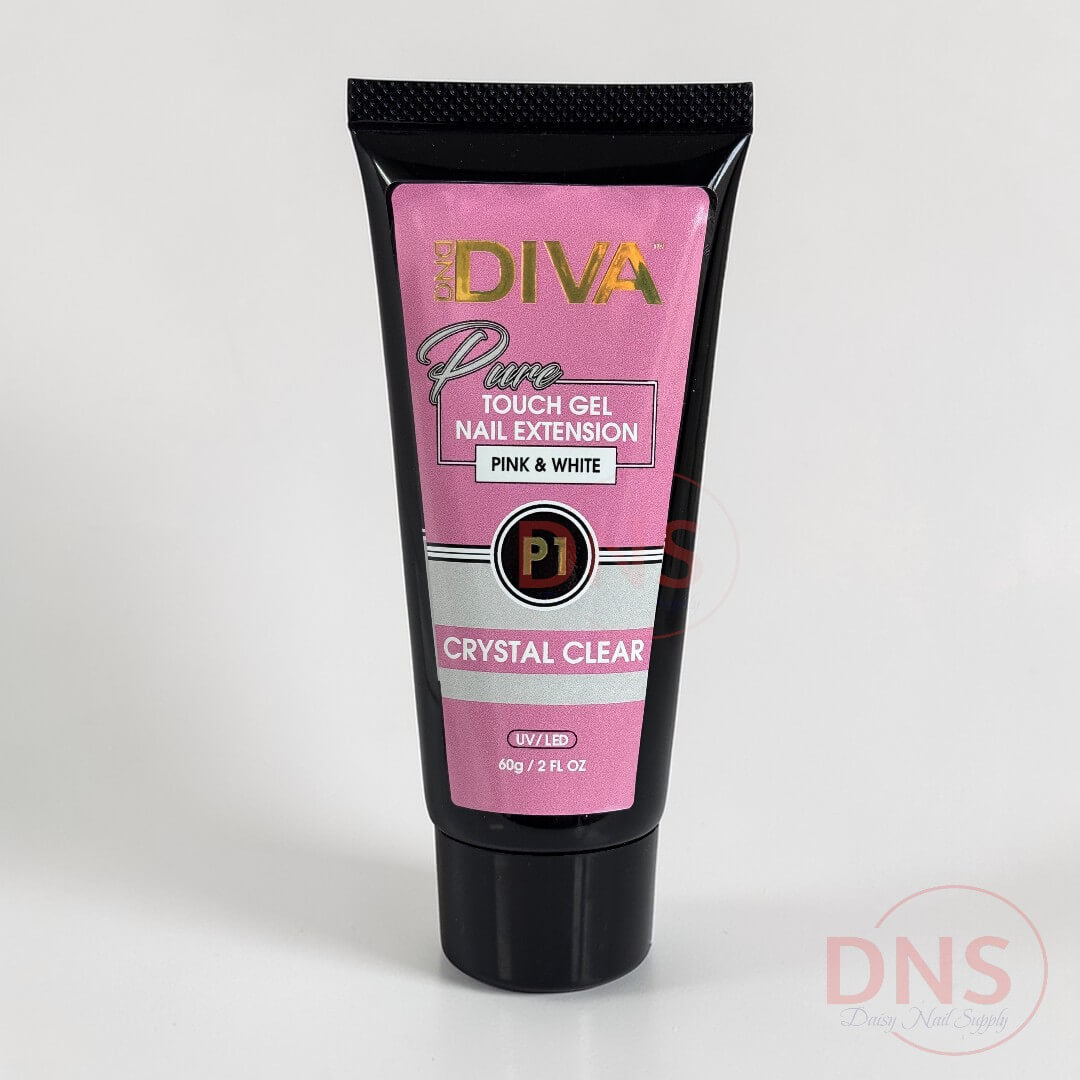 Diva Touch Gel Nail Extension 2 Fl Oz - P1 Crystal Clear