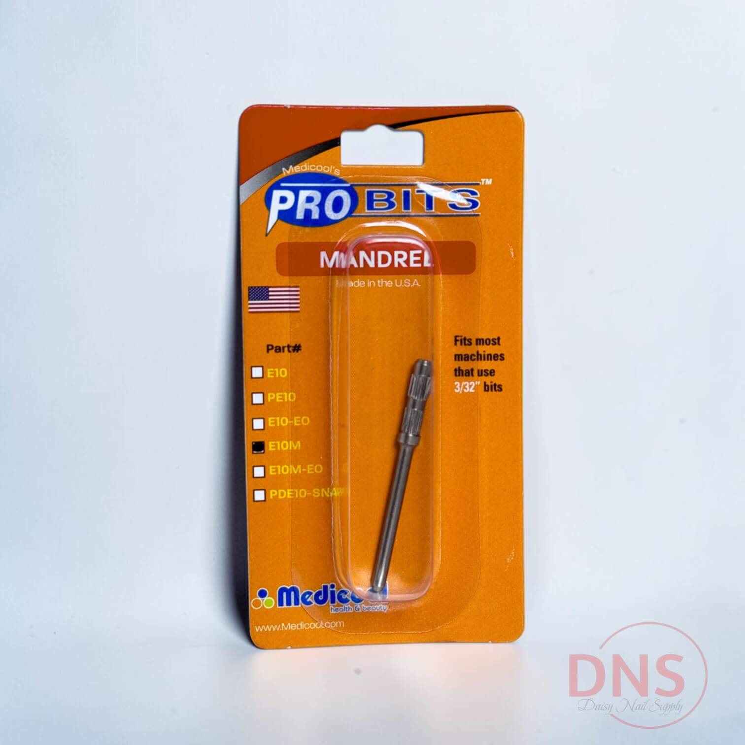 Medicool Easy Off Mandrel Bit 3/32" for sanding band - E10M (Mini)