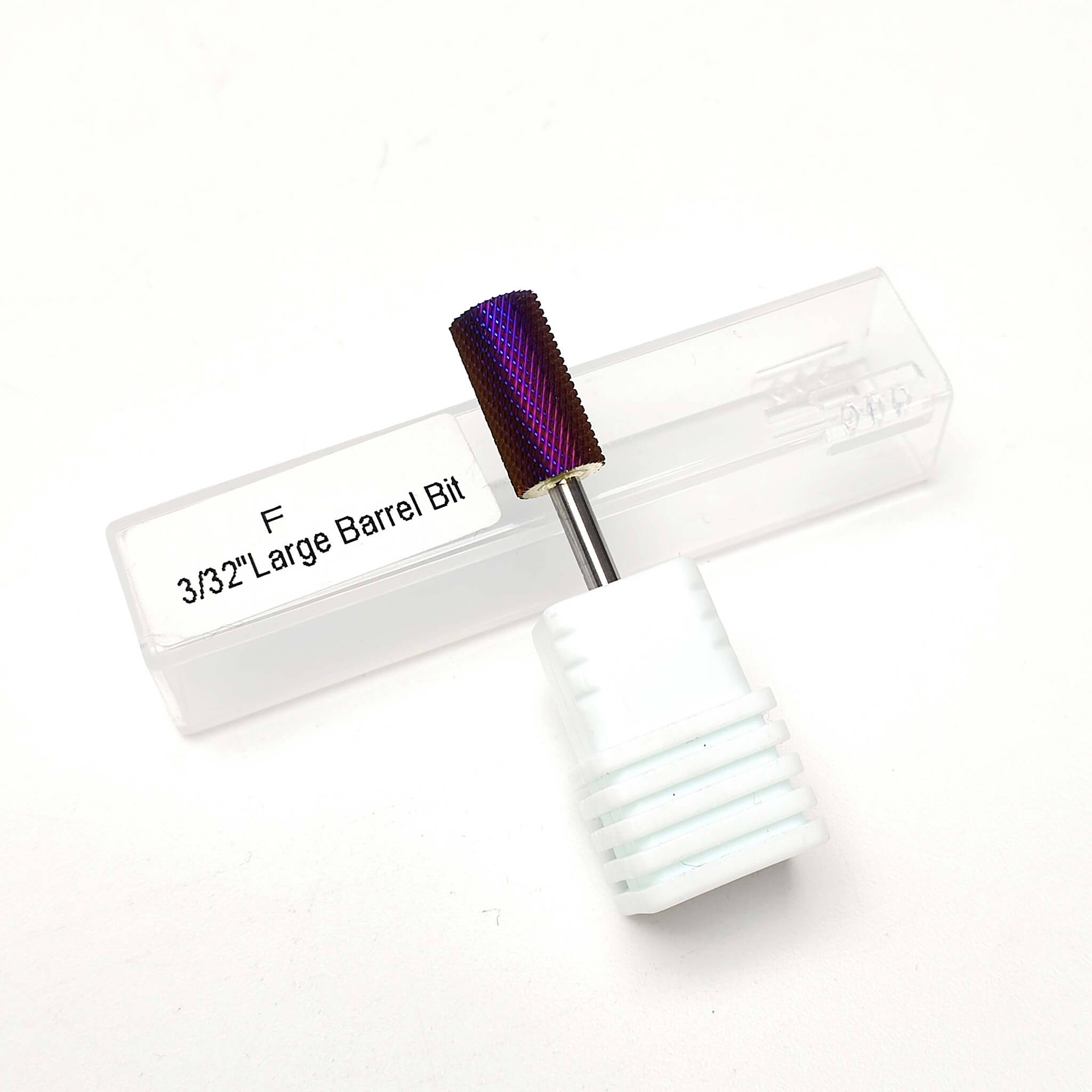 Filling Bit Carbide Nail Drill Bit 3/32'' Shank - Purple F Large Barrel Bit #11000 ...