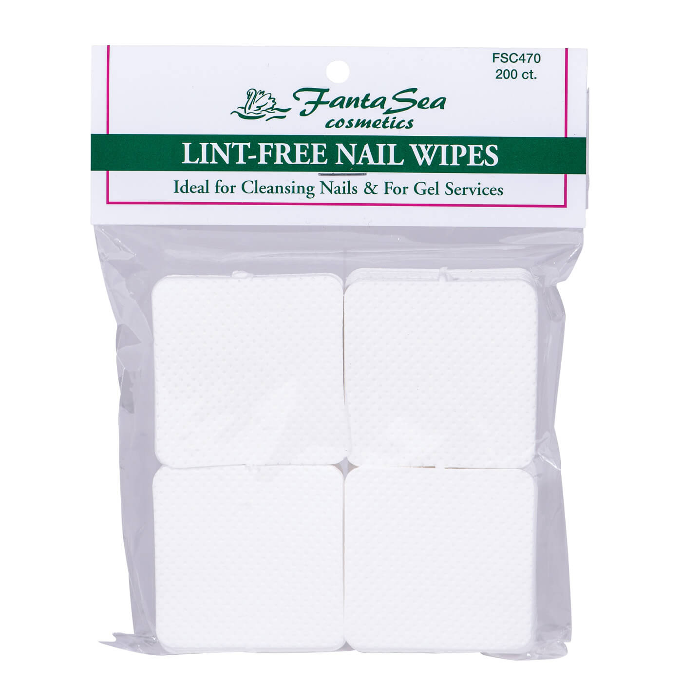 FantaSea Nail Wipes, Lint-free - 2" x 2" Item#FSC470