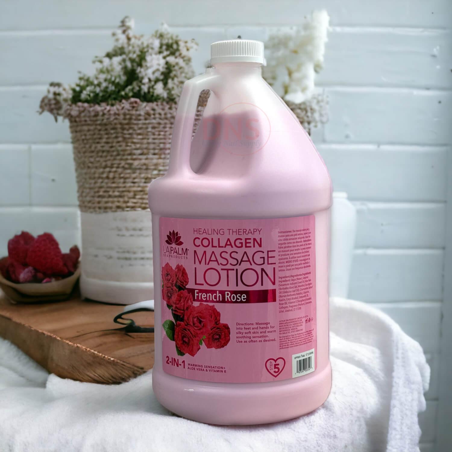 Lapalm Spa Healing Therapy Massage Lotion 1 Gallon - French Rose