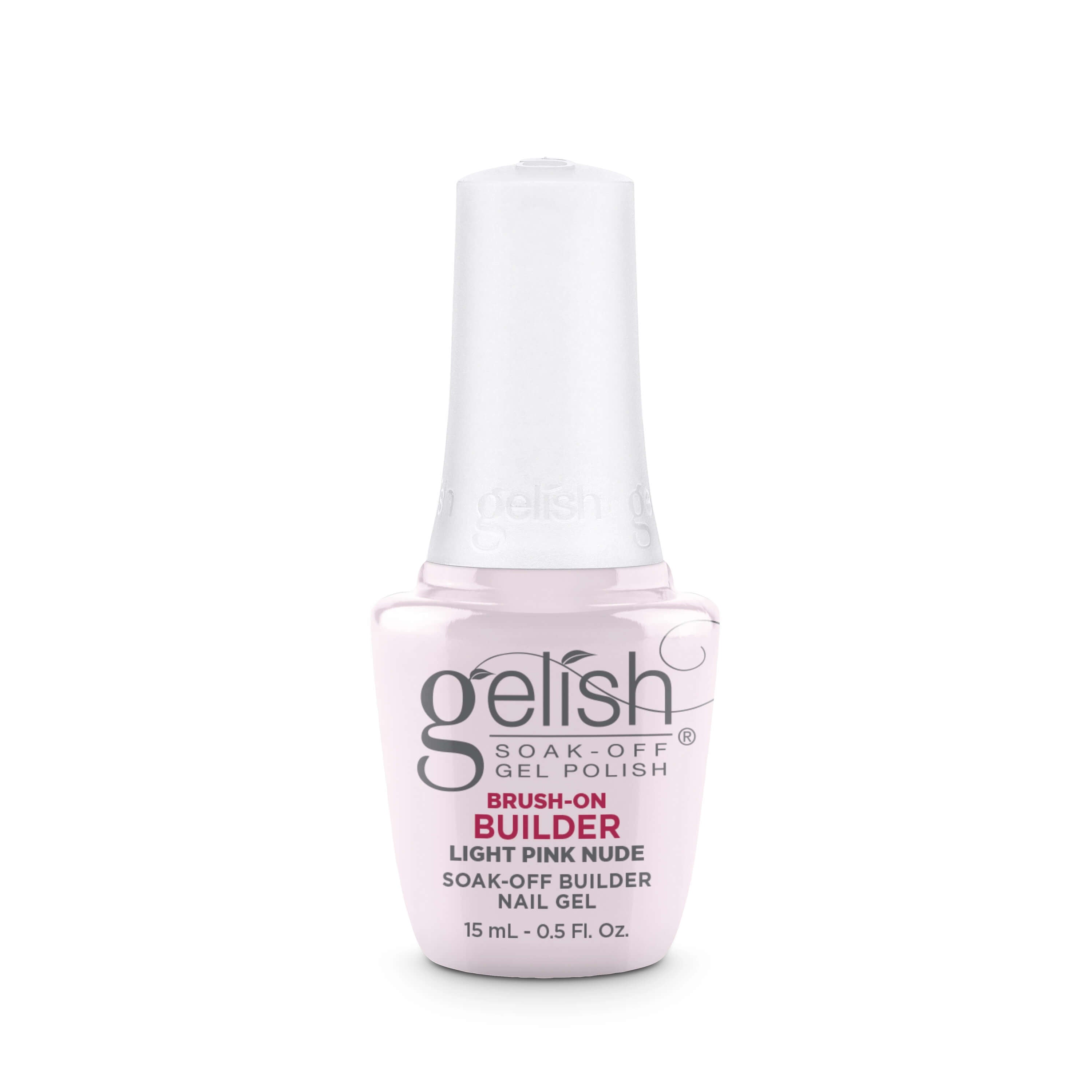 Gelish Brush on Builder Nail Gel 0.5 oz - Light Pink Nude