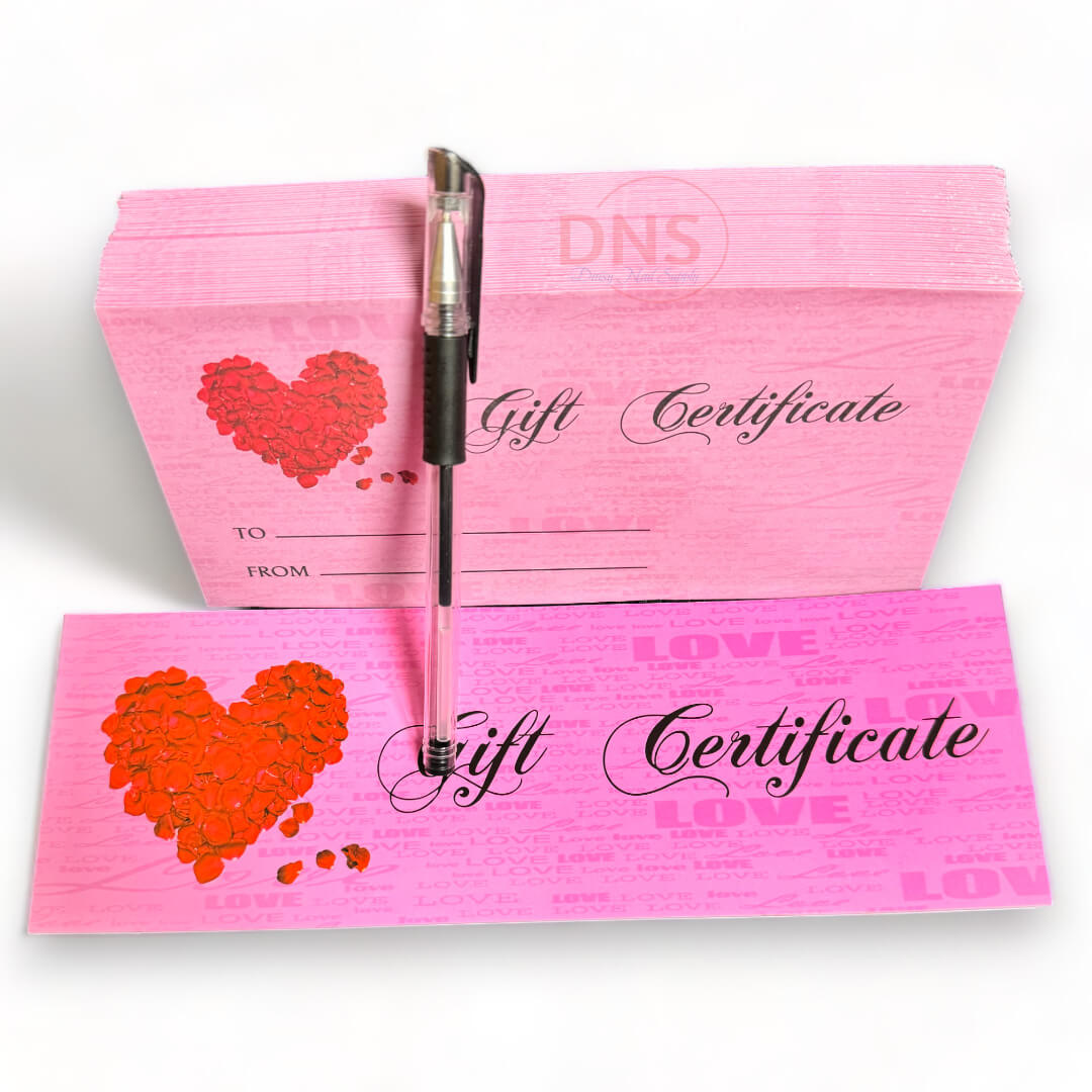 Gift Certificate with Envelope #GC02