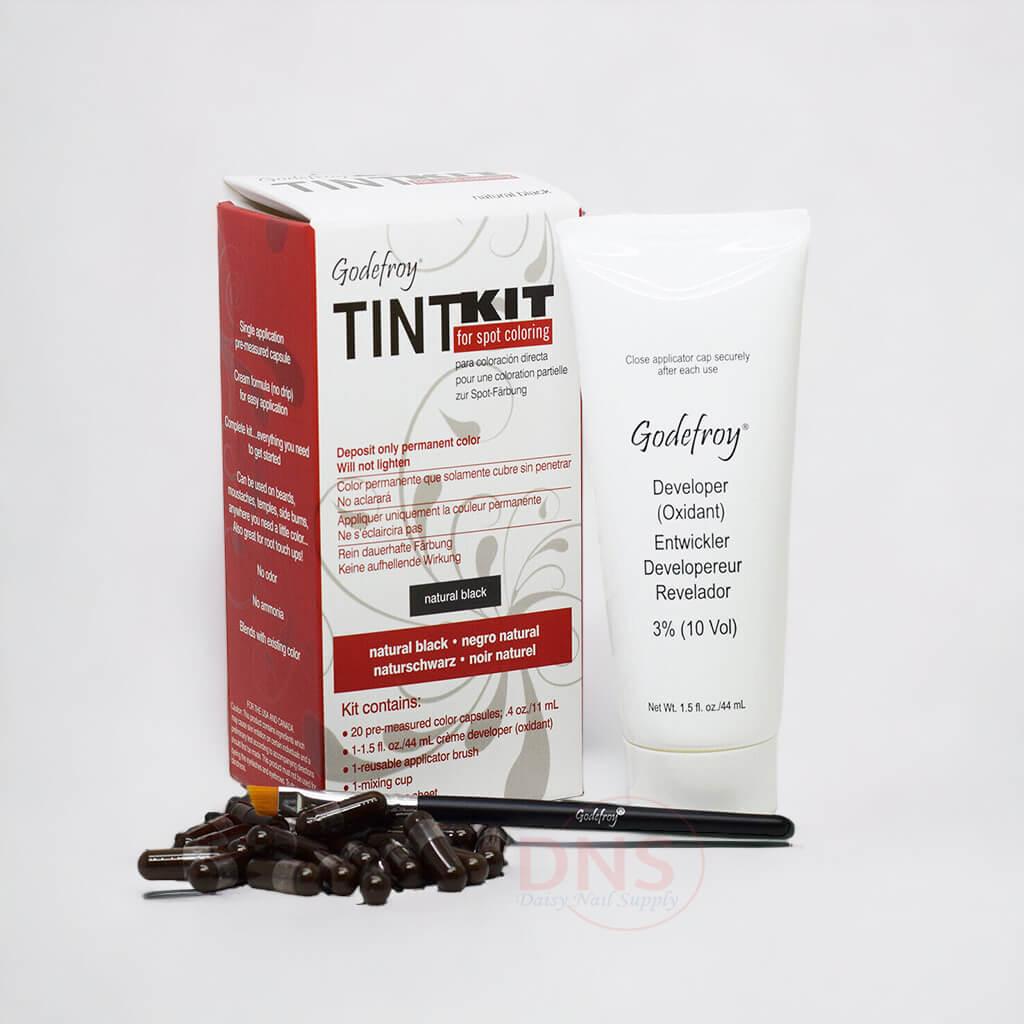 Godefroy Tint Kit for Spot Coloring 20 Applications - Natural Black