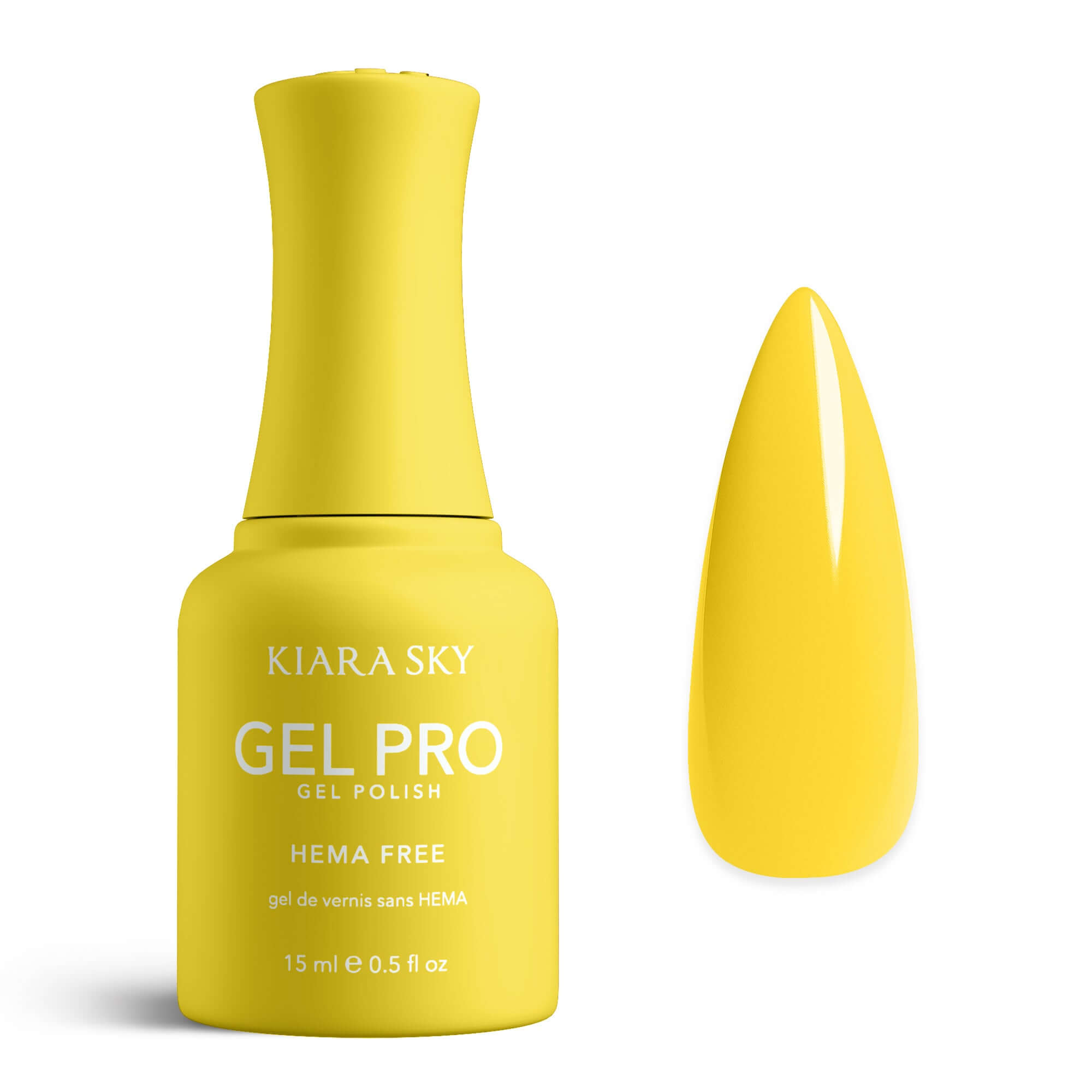 Kiara Sky GEL PRO Gel Polish HEMA FREE - HFG 188 Lemon Sorbet