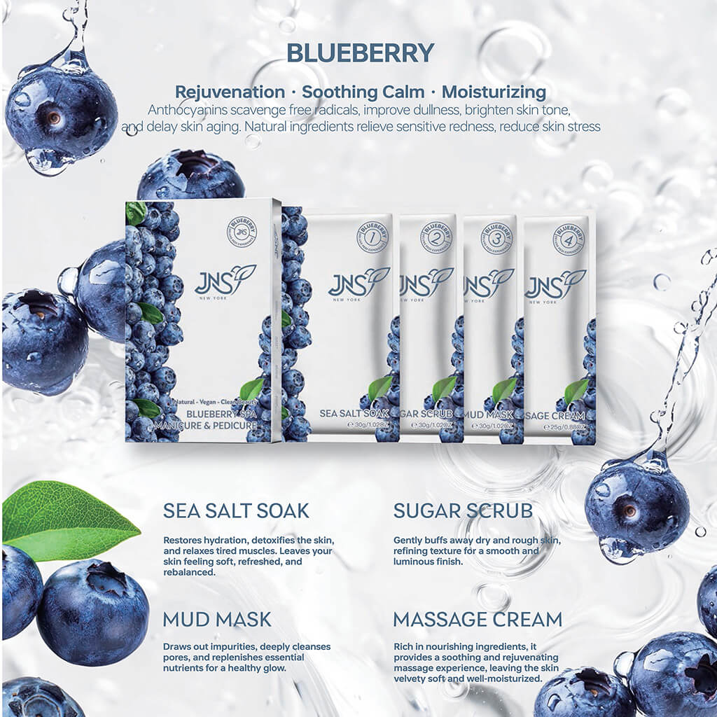 JNS 4 in 1 Pedicure set - BLUEBERRY SPA (1 Set)