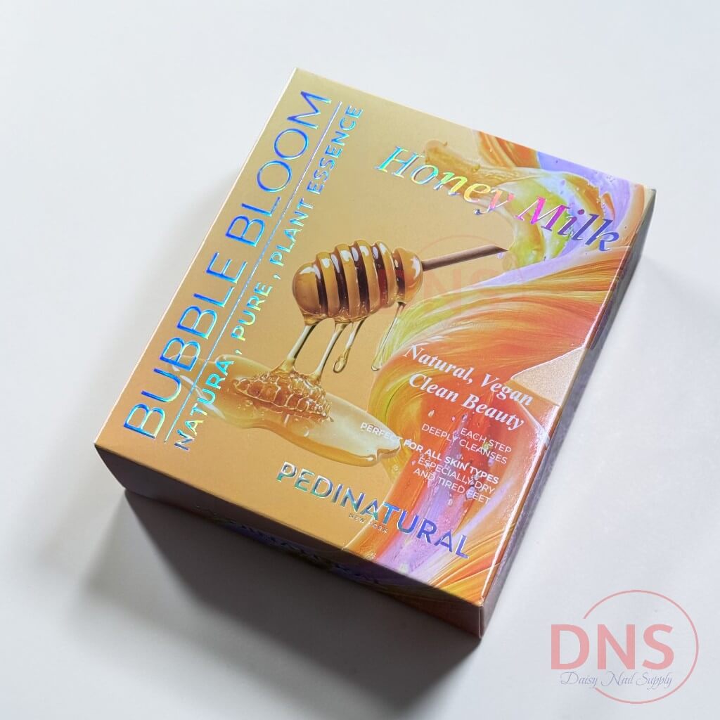 Pedinatural Bubble Bloom Pedicure set - Honey Milk (1 Set)