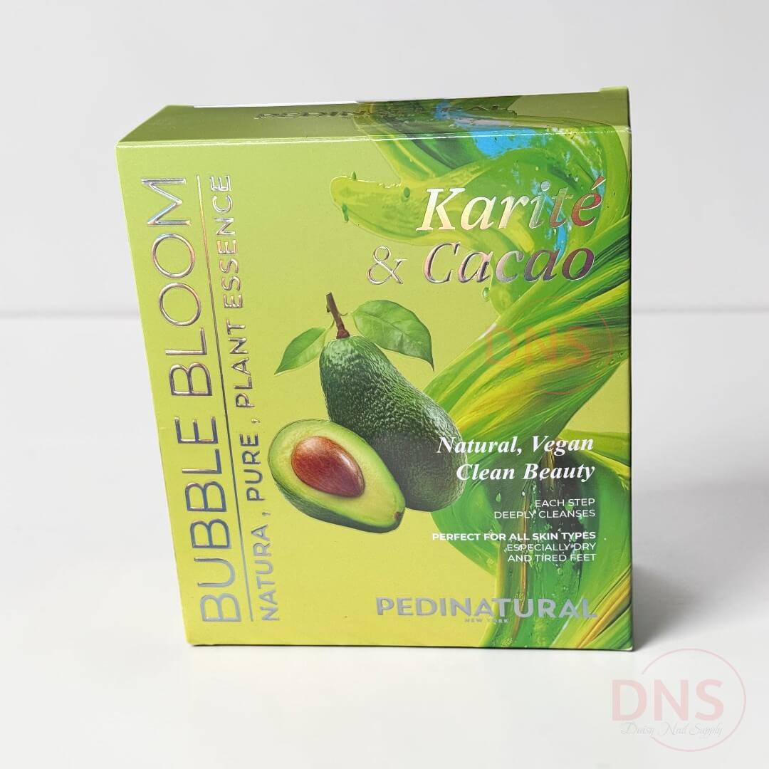 Pedinatural Bubble Bloom Pedicure set - Karite & Cacao (1 Set)