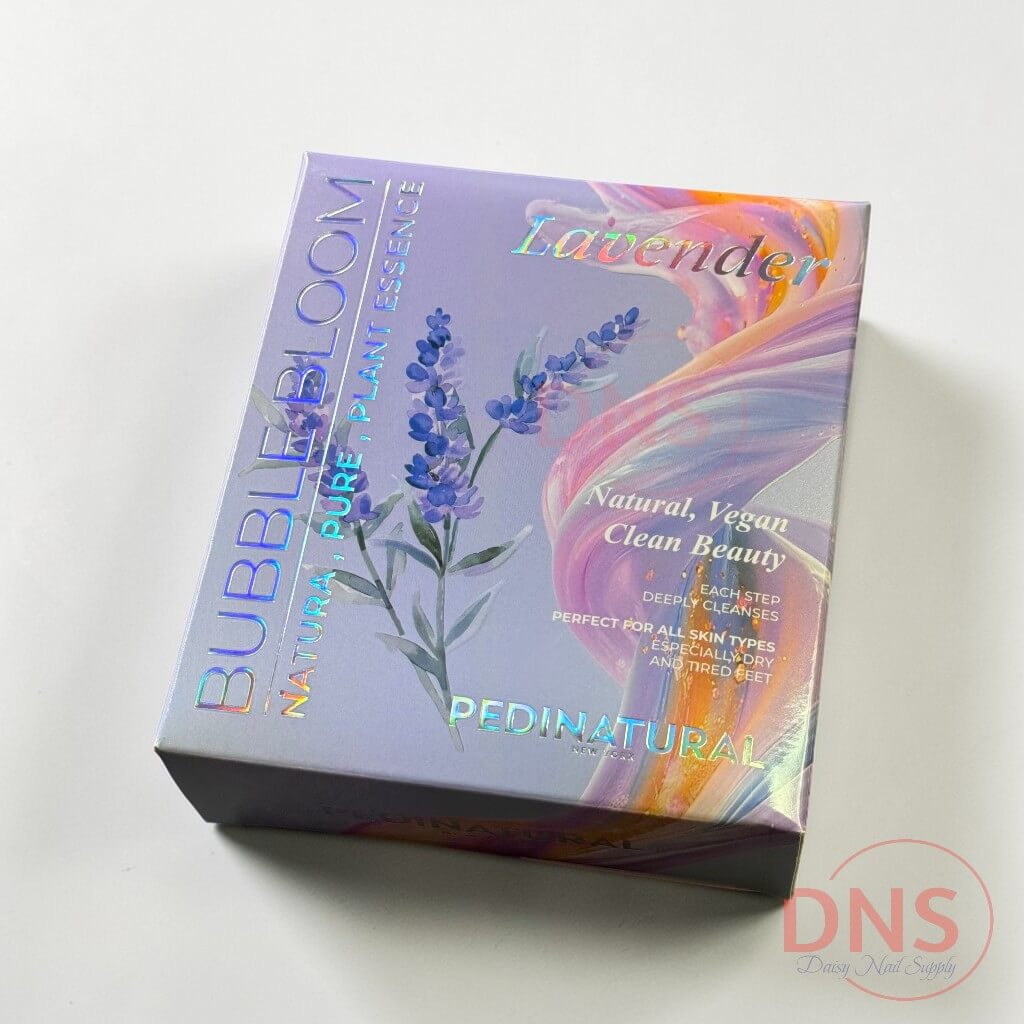 Pedinatural Bubble Bloom Pedicure set - Lavender (1 Set)