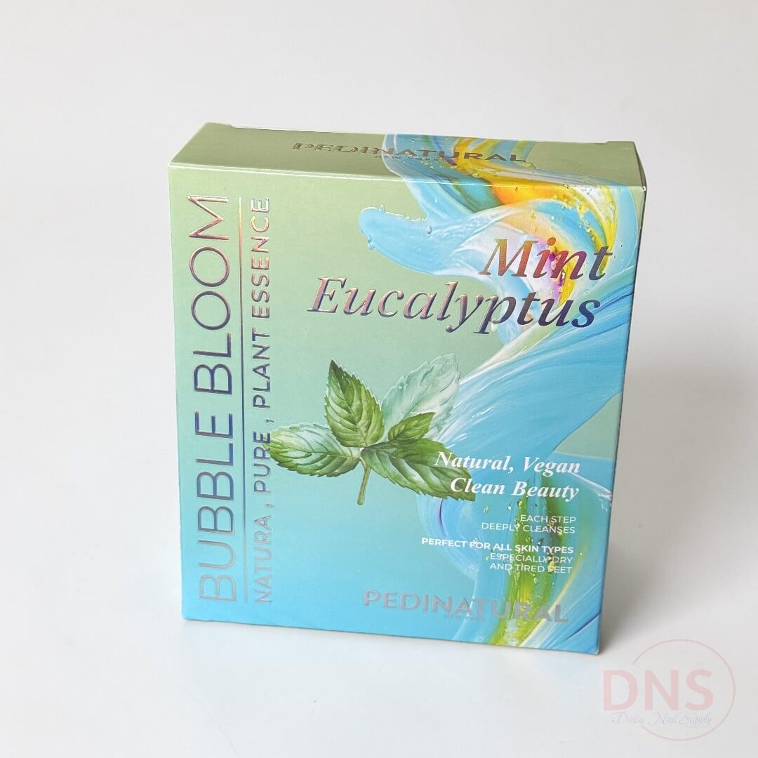 Pedinatural Bubble Bloom Pedicure set - Mint Eucalyptus (1 Set)