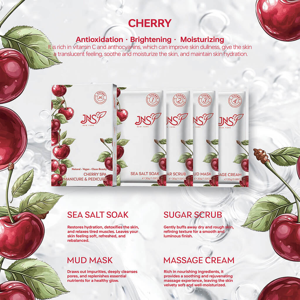 JNS 4 in 1 Pedicure set - CHERRY SPA (1 Set)