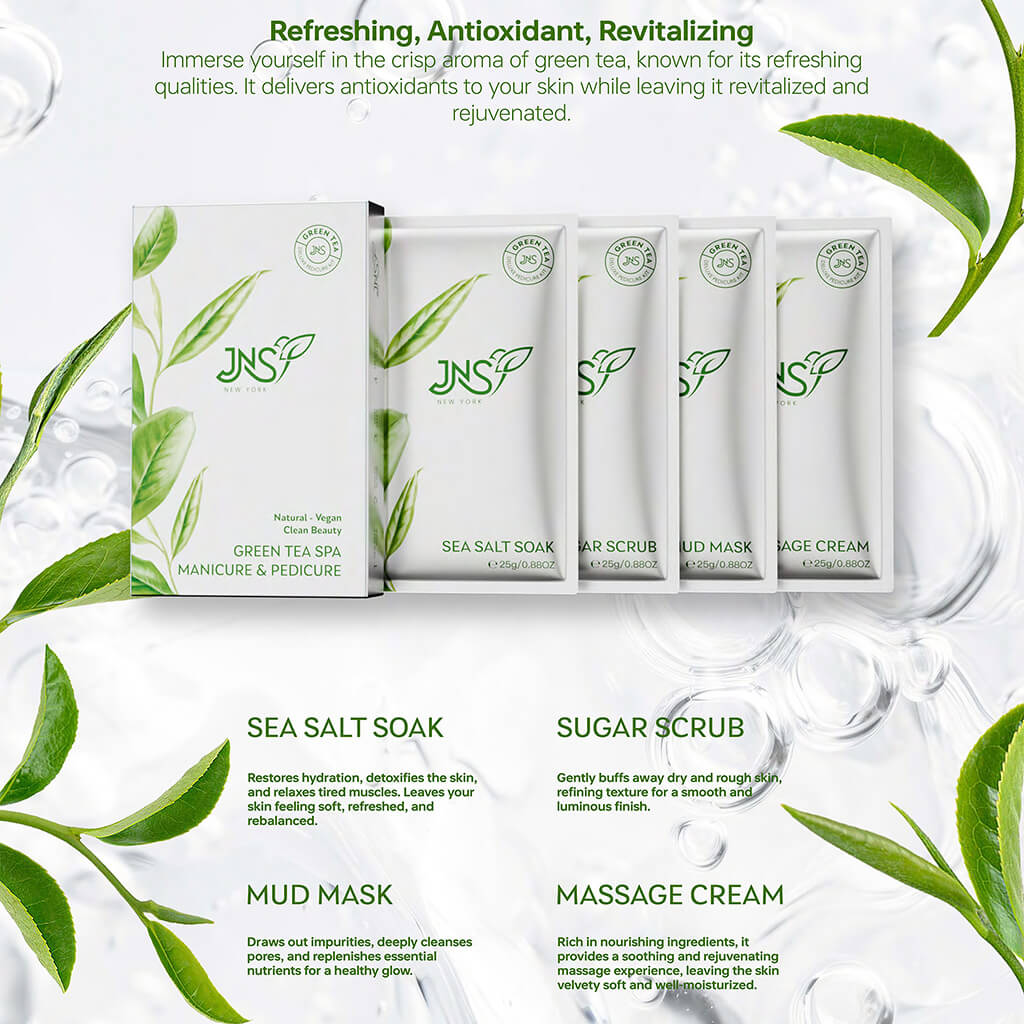 JNS 4 in 1 Pedicure set - GREEN TEA SPA (1 Set)