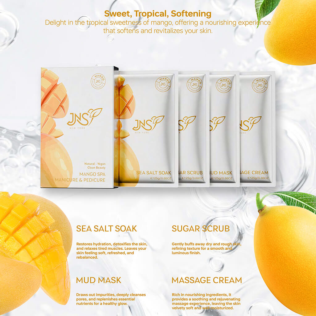 JNS 4 in 1 Pedicure set - MANGO SPA (50 sets)