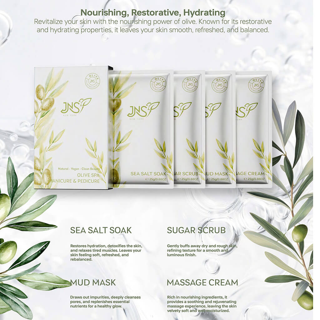 JNS 4 in 1 Pedicure set - OLIVE SPA (50 sets)