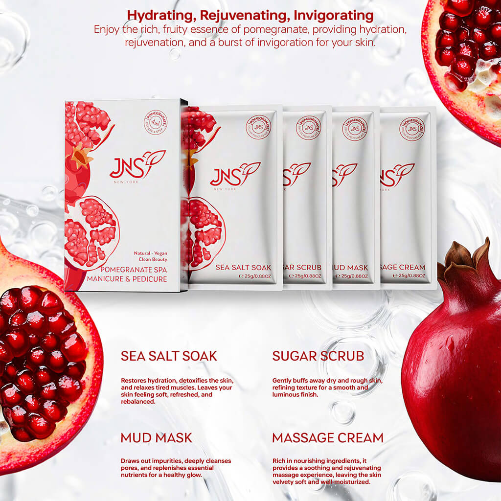 JNS 4 in 1 Pedicure set - POMEGRANATE SPA (1 Set)