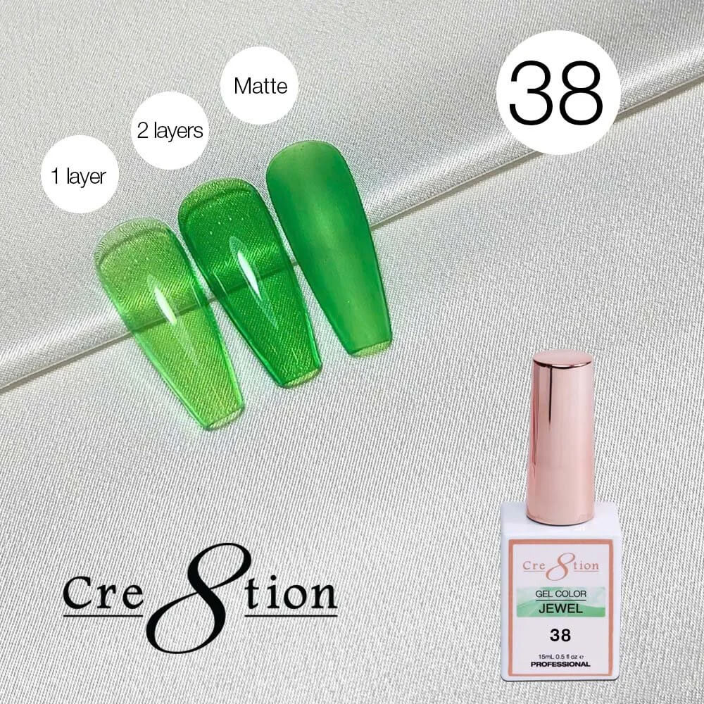 Cre8tion Soak Off gel Jelly - Jewel #38
