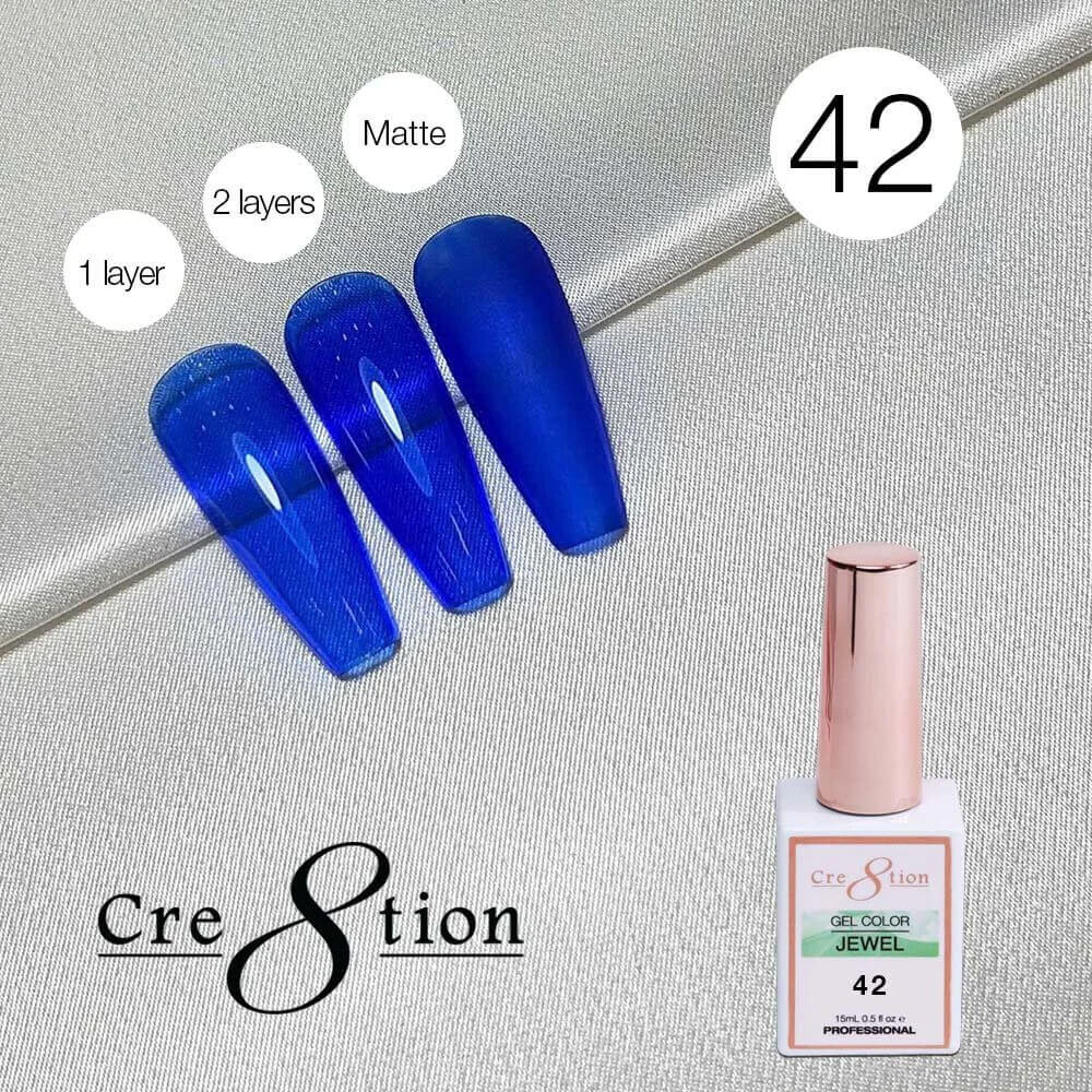Cre8tion Soak Off gel Jelly - Jewel #42