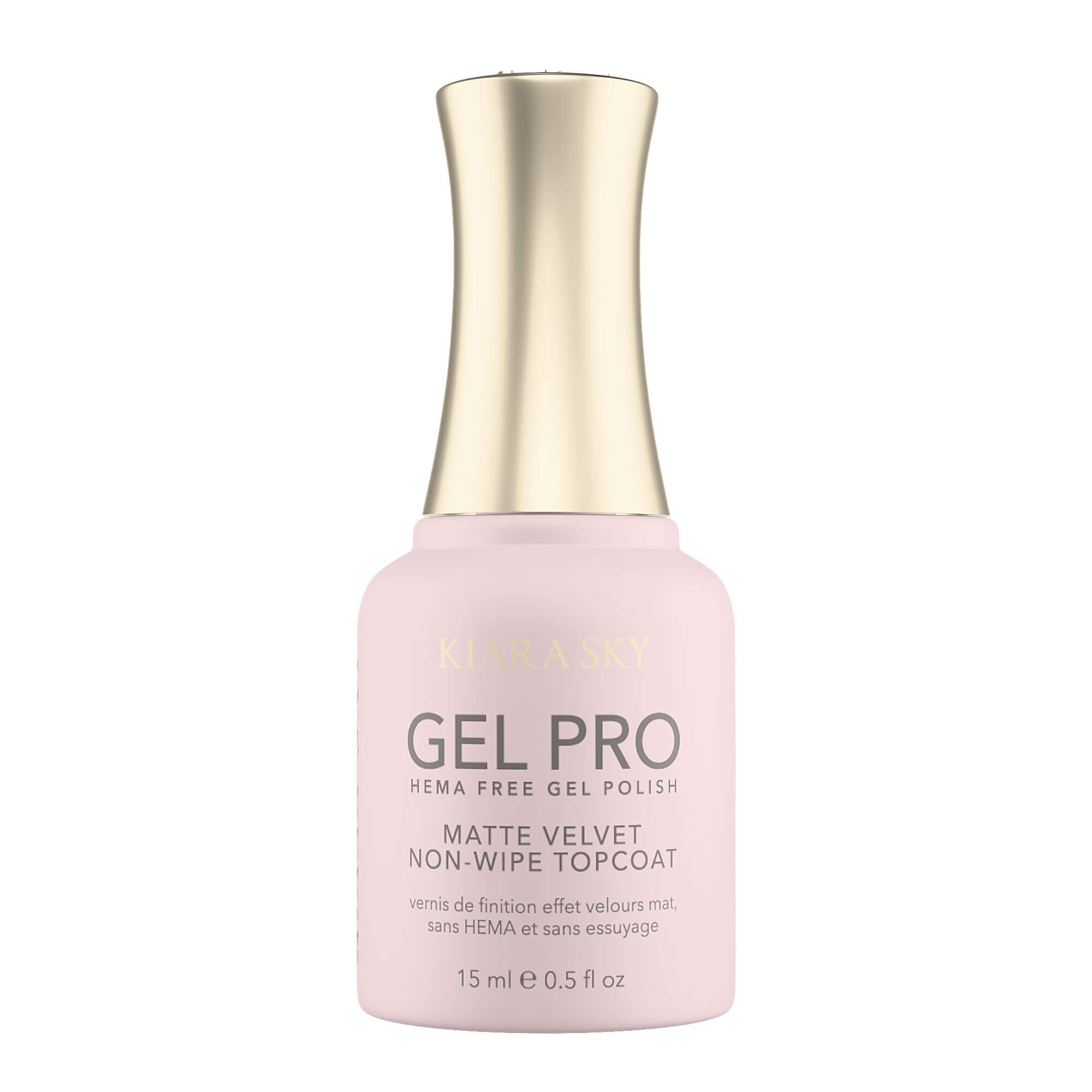 Kiara Sky Gel Pro HEMA Free Matte Velvet TopCoat 0.5 oz