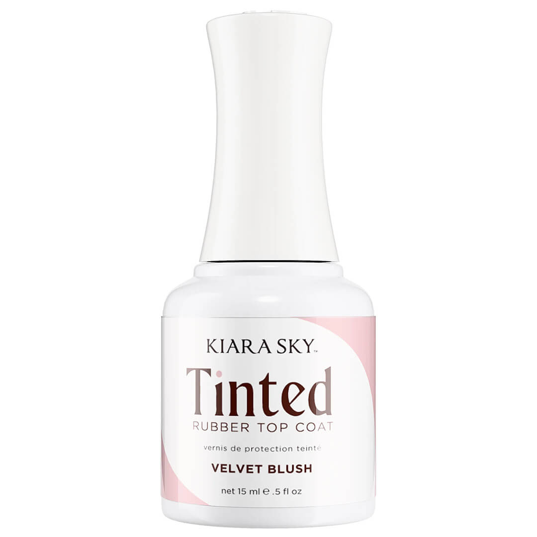 Kiara Sky Tinted Rubber Top Coat 0.5 fl oz - VELVET BLUSH
