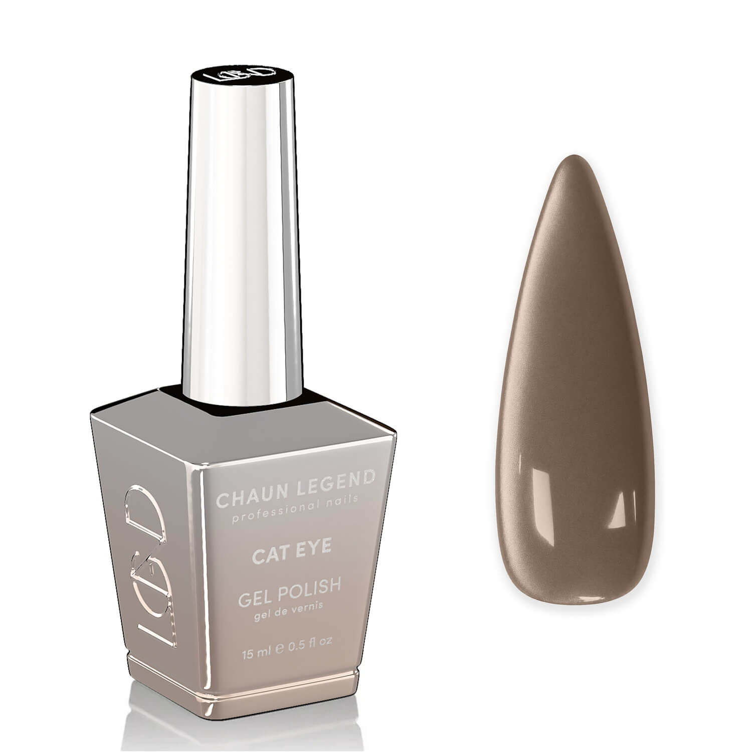 Chaun Legend Cat Eye Gel Polish 0.5 Oz -LGCE05 Cashmere Halo